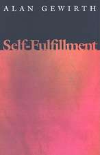 Self–Fulfillment