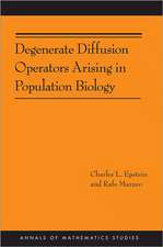 Degenerate Diffusion Operators Arising in Population Biology (AM–185)