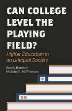 Can College Level the Playing Field? – Higher Education in an Unequal Society