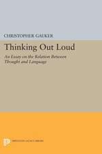 Thinking Out Loud