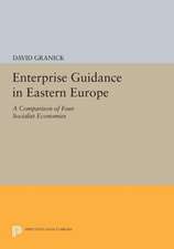 Enterprise Guidance in Eastern Europe – A Comparison of Four Socialist Economies