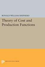 Theory of Cost and Production Functions