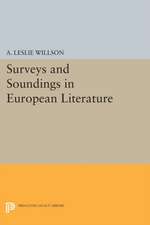 Surveys and Soundings in European Literature