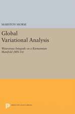 Global Variational Analysis – Weierstrass Integrals on a Riemannian Manifold. (MN–16)