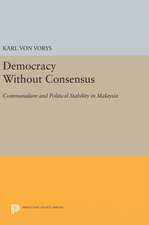 Democracy Without Consensus