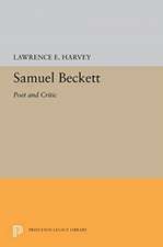 Samuel Beckett – Poet and Critic