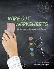 Wipe Out Worksheets