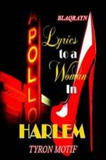 Lyrics to a Woman in Harlem