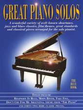 The Blue Book Great Piano Solos