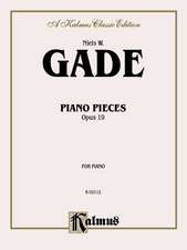 Piano Pieces, Opus 19