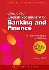 Check Your English Vocabulary for Banking & Finance: All you need to improve your vocabulary