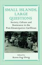 Small Islands, Large Questions: Society, Culture and Resistance in the Post-Emancipation Caribbean