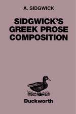 Sidgwick's Greek Prose Composition