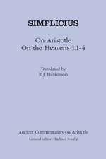 Simplicius: On Aristotle On the Heavens 1.1-4