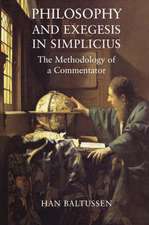 Philosophy and Exegesis in Simplicius