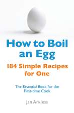 Arkless, J: How to Boil an Egg