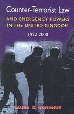 Counter-Terrorist Law and Emergency Powers in the United Kingdom, 1922-2000