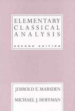 Elementary Classical Analysis