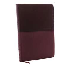 NKJV, Value Thinline Bible, Large Print, Burgundy Leathersoft, Red Letter, Comfort Print