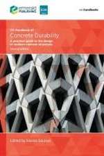 ICE Handbook of Concrete Durability – A practical guide to the design of resilient concrete structures