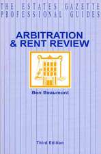 Arbitration and Rent Review