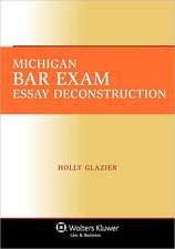 Michigan Bar Exam Essay Deconstruction