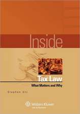 Inside Tax Law: What Matters & Why