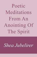 Poetic Meditations from an Anointing of the Spirit