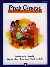 Lethco, A: Alfred's Basic Piano Library Prep Course Lesson E