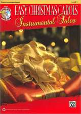 Easy Christmas Carols Instrumental Solos: Piano Accompaniment, Level 1