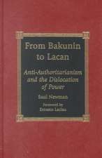 From Bakunin to Lacan