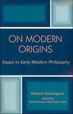 On Modern Origins