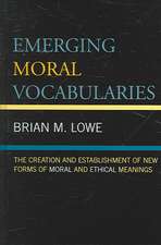 Emerging Moral Vocabularies