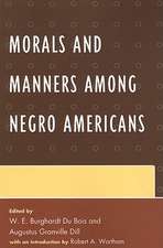 Morals and Manners Among Negro Americans