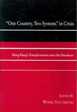 One Country, Two Systems in Crisis