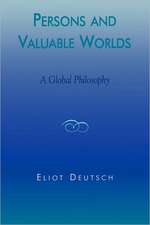 Persons and Valuable Worlds