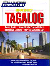 Pimsleur Basic Tagalog [With CD Case]