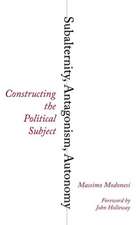 Subalternity, Antagonism, Autonomy: Constructing the Political Subject