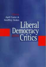 Liberal Democracy and Its Critics – Perspectives in Contemporary Political Thought