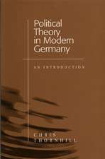 Political Theory in Modern Germany – An Introduction