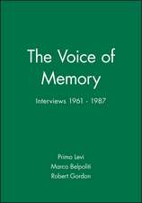 Voice of Memory – Interviews 1961–87