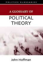 Hoffman, J: Glossary of Political Theory