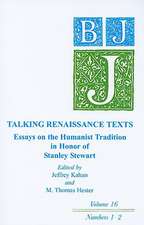 Talking Renaissance Texts