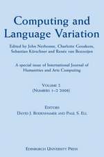 Computing and Language Variation