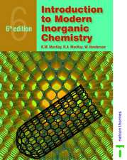 Introduction to Modern Inorganic Chemistry, 6th edition