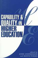 Capability and Quality in Higher Education