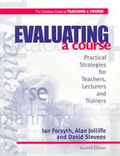 Evaluating a Course