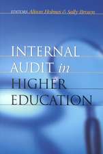 Internal Audit in Higher Education