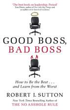 Sutton, R: Good Boss, Bad Boss