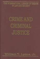 Crime and Criminal Justice